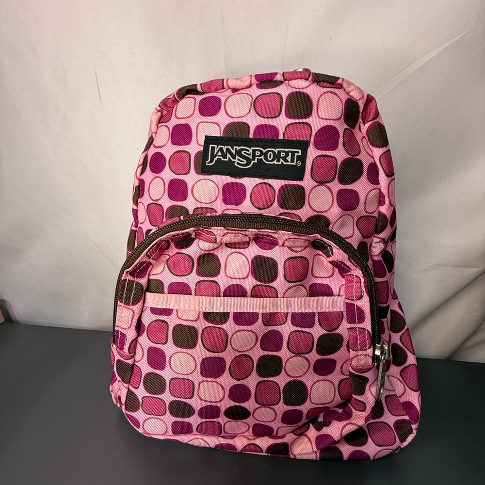 Jansport Pink and Brown Kids Backpack